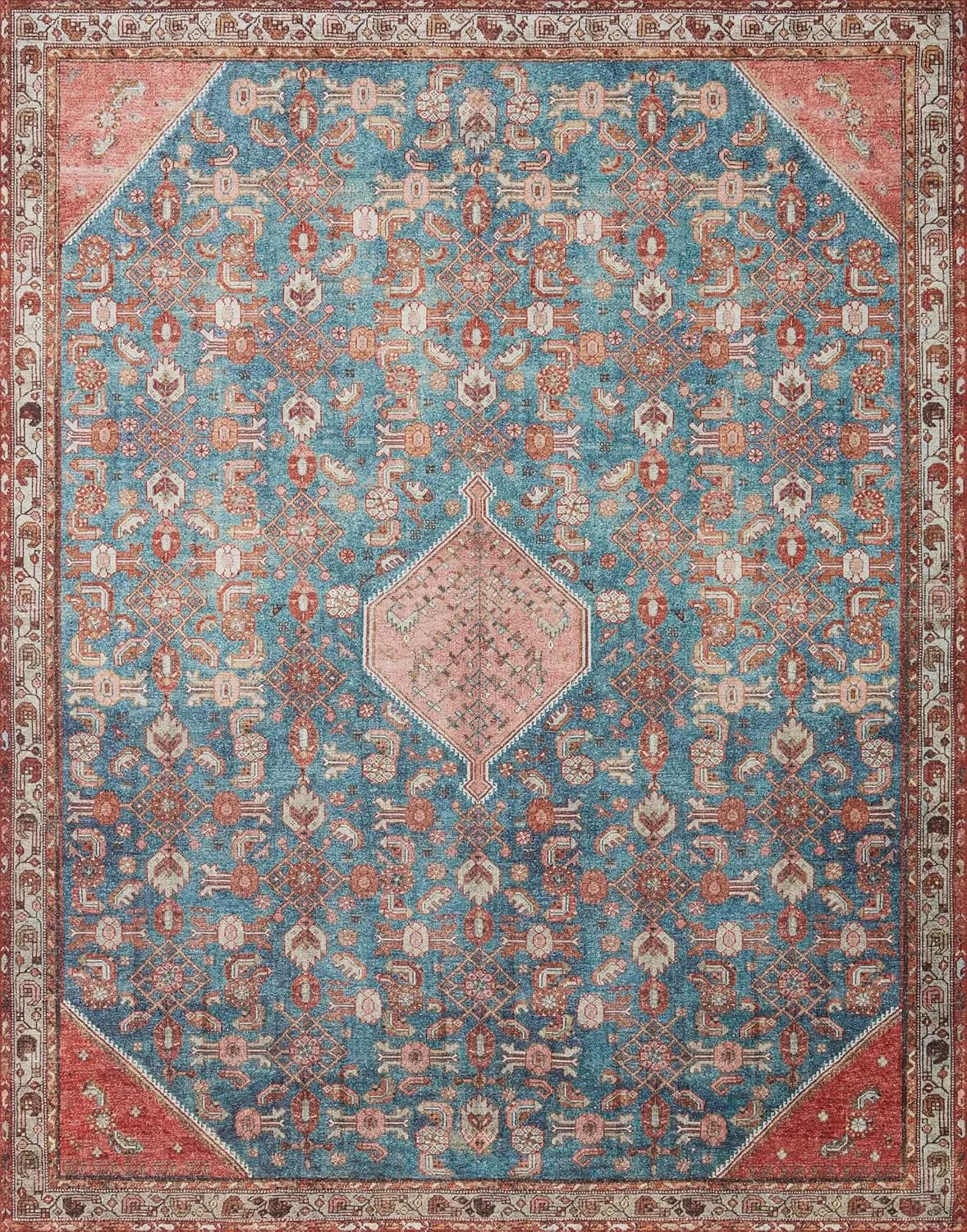 tappeto patchwork vintage 40x60cm