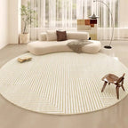 Tappeto Rotondo Beige - FLR-7 / 60x60cm 24inch