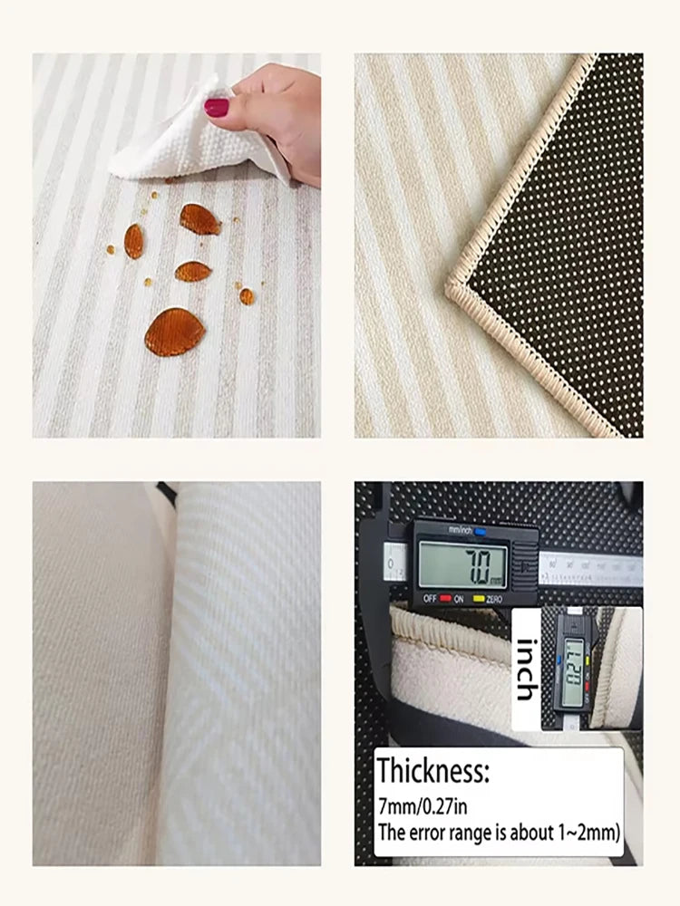 Tappeto Beige Moderno