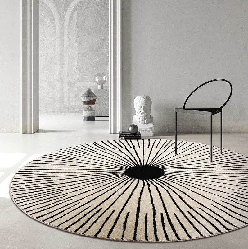 Home Thicken Non slip Mat Modern Minimalist Carpets for Living Room Fluffy Soft Bedroom Decor Stripe Carpet Large Area
