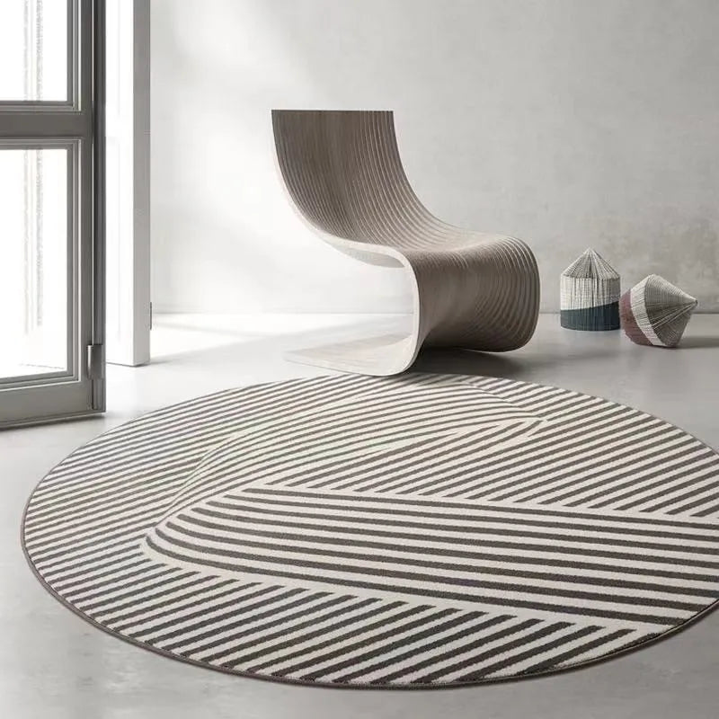 Home Thicken Non slip Mat Modern Minimalist Carpets for Living Room Fluffy Soft Bedroom Decor Stripe Carpet Large Area