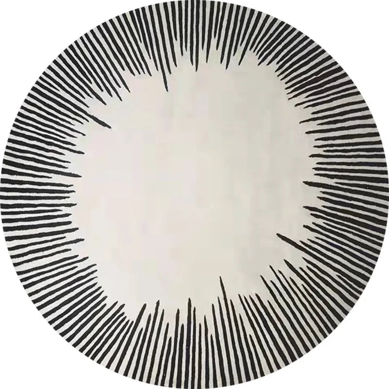 Home Thicken Non slip Mat Modern Minimalist Carpets for Living Room Fluffy Soft Bedroom Decor Stripe Carpet Large Area