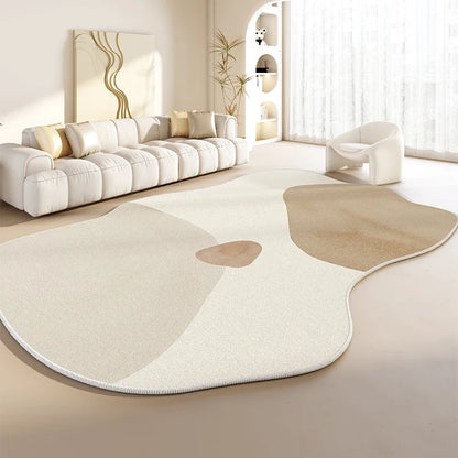 Irregular Shapes Living Room Decoration Plush Carpet Japanese Style Rugs for Bedroom Thick Anti slip Floor Mat Home