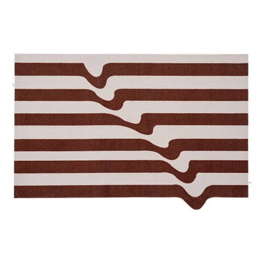 Irregular Washable Floor Mat Light Luxury Rugs for Bedroom Nordic Living Room Decoration Vintage Carpet Fluffy Soft