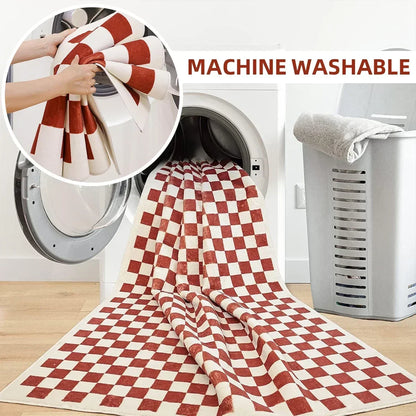 Living Room Carpet Sofa Coffee Table Rug Irregular Non slip Floor Mat Machine Washable Soft Bedroom Rugs Retro Home