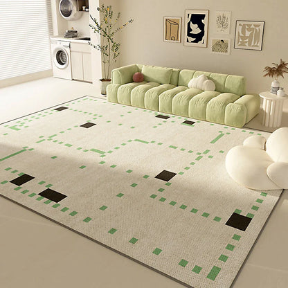 Modern Luxury Carpets for Living Room Green Bedroom Decor Plush Carpet Fluffy Soft Lounge Rug Home Thickened Washable