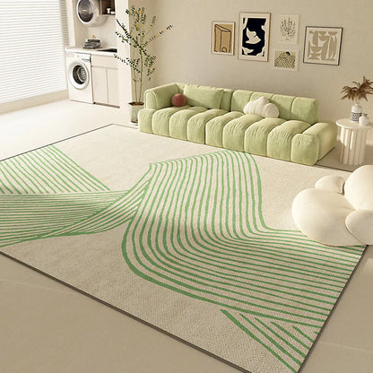 Modern Luxury Carpets for Living Room Green Bedroom Decor Plush Carpet Fluffy Soft Lounge Rug Home Thickened Washable