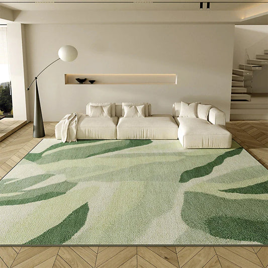 Modern Luxury Carpets for Living Room Green Bedroom Decor Plush Carpet Fluffy Soft Lounge Rug Home Thickened Washable