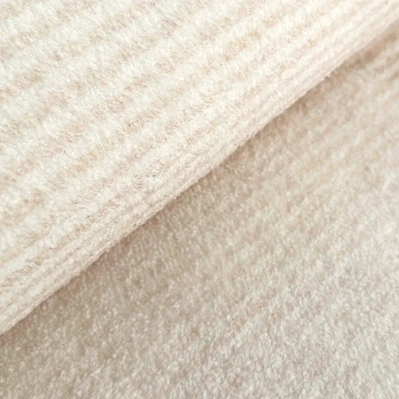 Modern Rugs for Bedroom Fluffy Soft Lounge Rug Thick Cloakroom Round Floor Mat Cream Living Room Decoration Anti slip