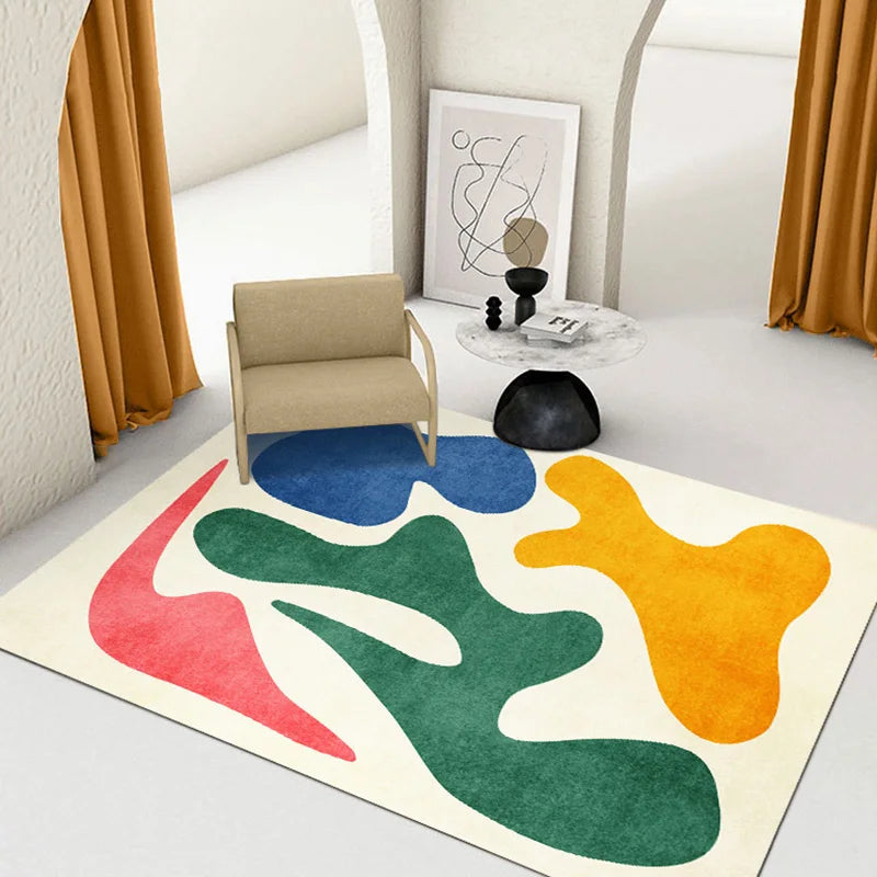 Modern Style Bedroom Decor Plush Carpet Large Area Carpets for Living Room Home Abstract Floor Mat Fluffy Soft
