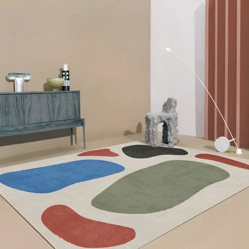 Modern Style Bedroom Decor Plush Carpet Large Area Carpets for Living Room Home Abstract Floor Mat Fluffy Soft