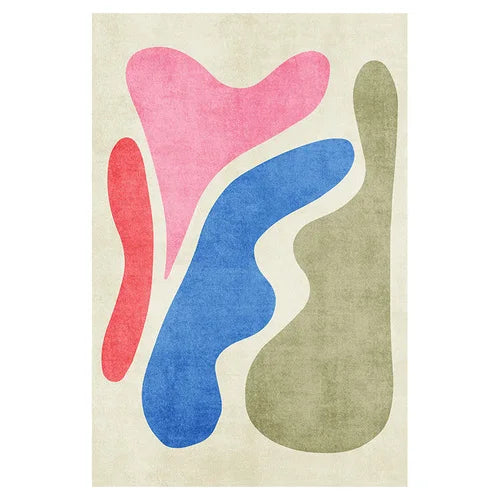 Modern Style Bedroom Decor Plush Carpet Large Area Carpets for Living Room Home Abstract Floor Mat Fluffy Soft