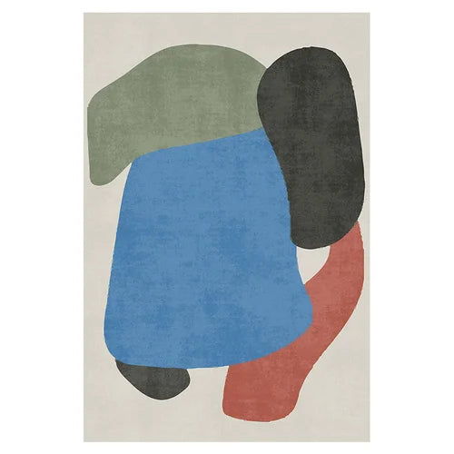 Modern Style Bedroom Decor Plush Carpet Large Area Carpets for Living Room Home Abstract Floor Mat Fluffy Soft