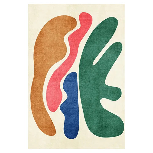 Modern Style Bedroom Decor Plush Carpet Large Area Carpets for Living Room Home Abstract Floor Mat Fluffy Soft