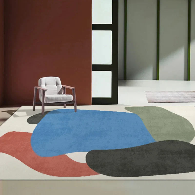 Modern Style Bedroom Decor Plush Carpet Large Area Carpets for Living Room Home Abstract Floor Mat Fluffy Soft