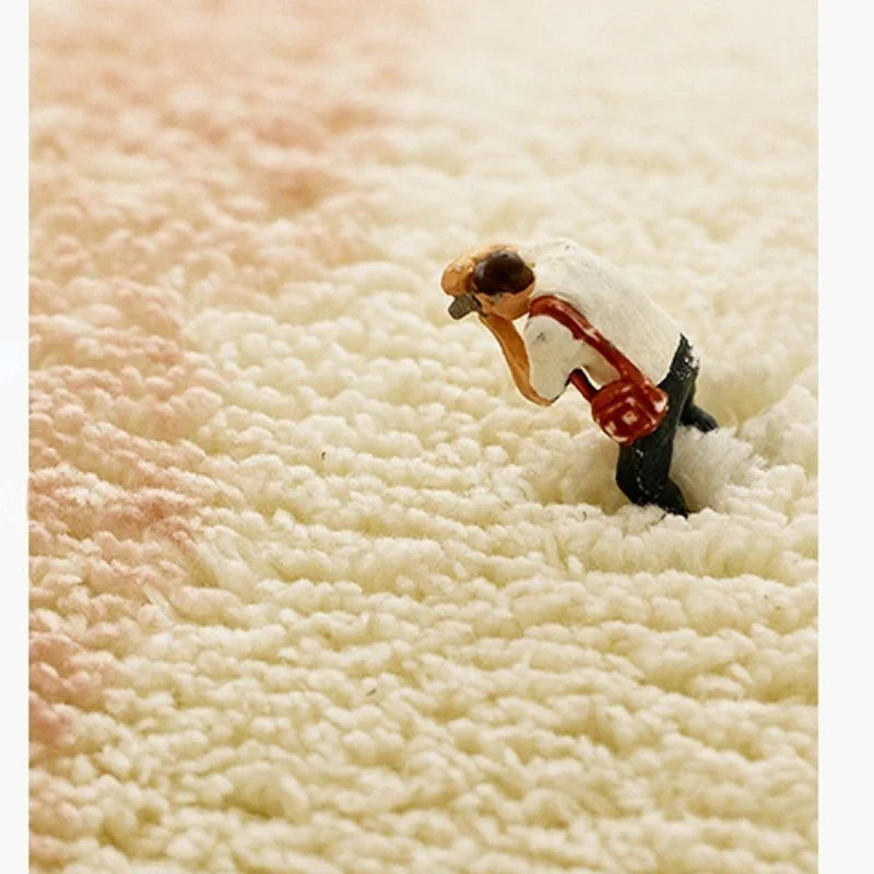 Retro Plaid Living Room Decoration Rug Cloakroom Large Area Carpet Nordic Style Rugs for Bedroom Home Fluffy Soft Plush