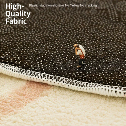 Retro Plaid Living Room Decoration Rug Cloakroom Large Area Carpet Nordic Style Rugs for Bedroom Home Fluffy Soft Plush