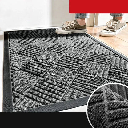 Rubber Outdoor Mat Easy To Clean Dirt Resistant Doormat Shoe Scraper for Inside Outdoor Doormat Household Commercial