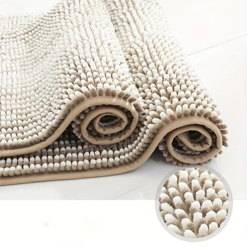 tappeto bagno beige