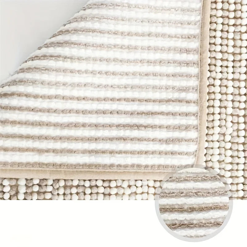 tappeto bagno beige