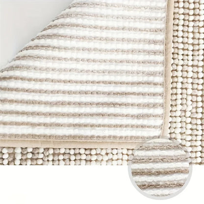 tappeto bagno beige