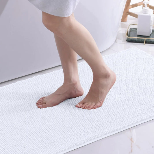 tappeto bagno bianco