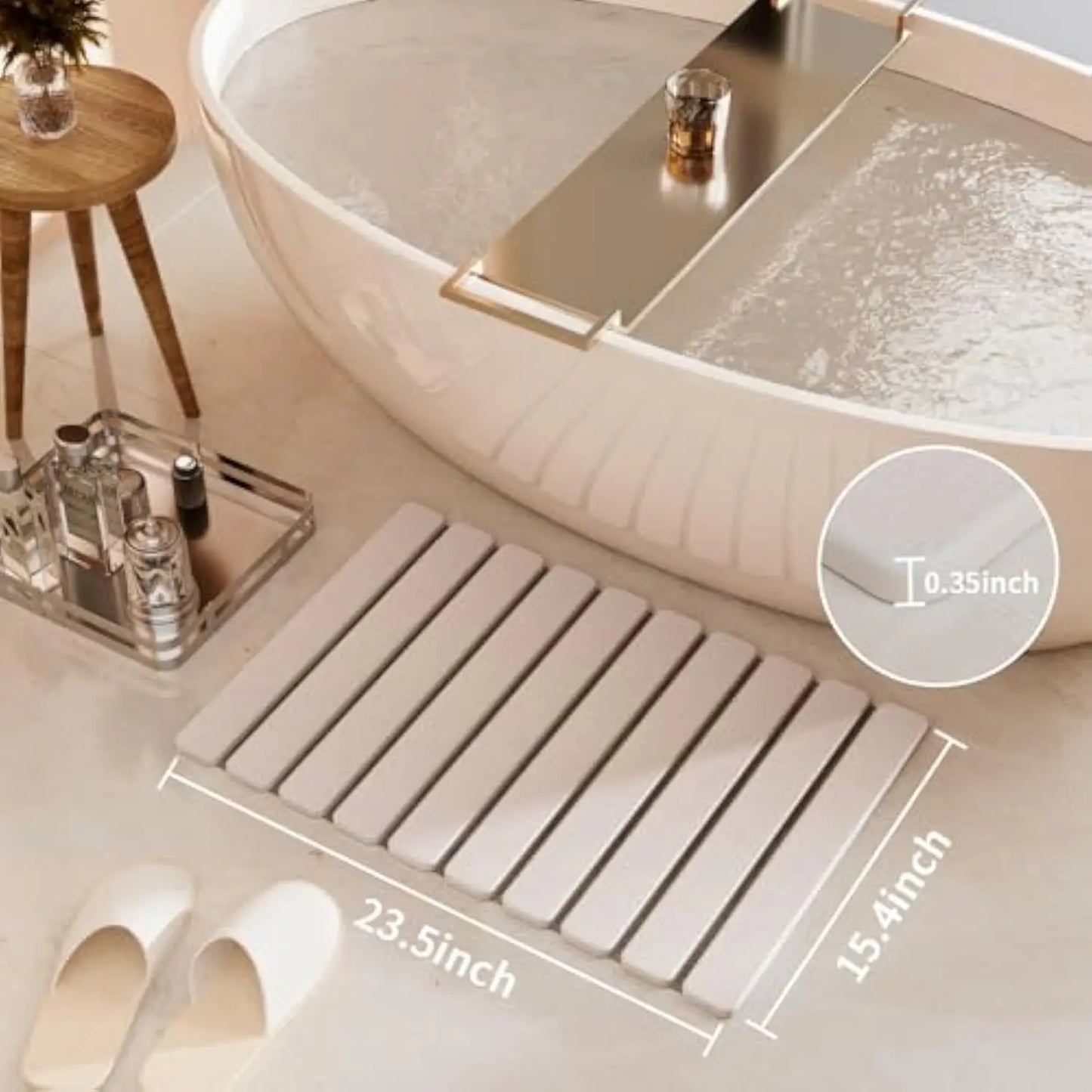 tappeto bagno in diatomite