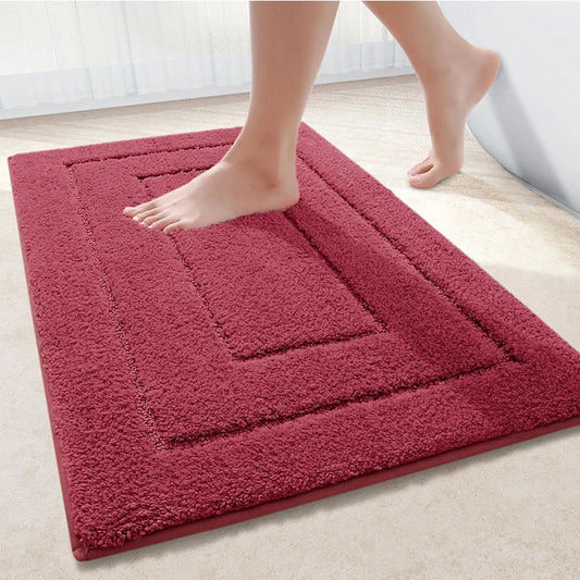 tappeto bagno rosso 41x61cm