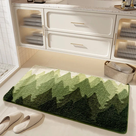 tappeto bagno verde 50x80cm