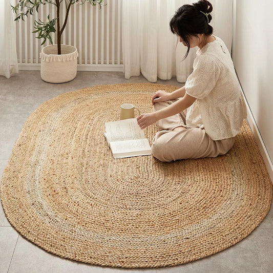 tappeto in juta 90x150cm