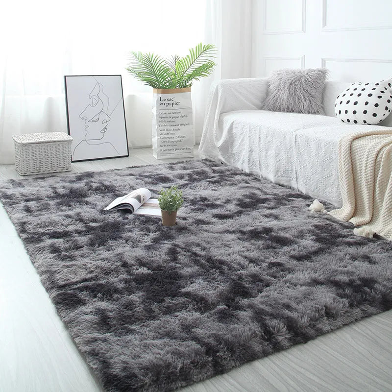 tappeto moderno shaggy 40x60cm