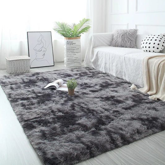 tappeto moderno shaggy 40x60cm
