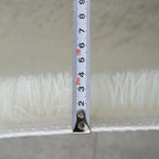 tappeto shaggy azzurro
