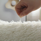 tappeto shaggy beige