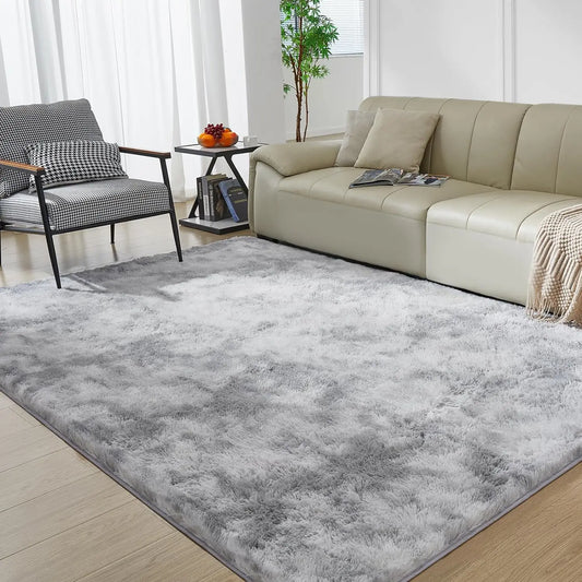 tappeto shaggy grigio 40x60cm